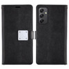 Essential Leather Wallet Stand Case for Samsung Galaxy A25 5G - Black