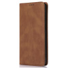 Leather Folio Wallet Case for Samsung Galaxy S24 - Brown