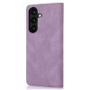 Leather Folio Wallet Case for Samsung Galaxy S24 - Purple