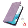 Leather Folio Wallet Case for Samsung Galaxy S24 - Purple