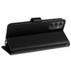 Extra Series Essential Leather Wallet Stand Case for Samsung Galaxy S24 - Black