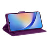 Extra Series Essential Leather Wallet Stand Case for Samsung Galaxy S24 - Purple
