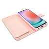 Extra Series Essential Leather Wallet Stand Case for Samsung Galaxy S24 - Rose Gold