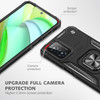 Military Grade Robust Series Dual Layer Hybrid Case with Ring Grip for Motorola Moto G Play 2024 - Black