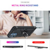 Military Grade Hybrid Case with Ring Grip for Motorola Moto G Play 2024 - Black