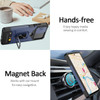 Military Grade All-In-One Ring Stand Card Case for Motorola Moto G Play 2024 - Blue