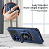 Military Grade Robotic Series Hybrid Case with Ring Grip for Celero 5G Plus 2024 - Blue