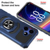 Military Grade Robotic Series Hybrid Case with Ring Grip for Celero 5G Plus 2024 - Blue