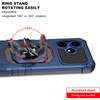 Military Grade Robotic Series Hybrid Case with Ring Grip for Celero 5G Plus 2024 - Blue