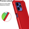 Military Grade Rugged Hybrid Case for Celero 5G Plus 2024 - Red