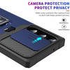 Military Grade All-In-One Ring Stand Card Case for Samsung Galaxy S24 Ultra - Blue