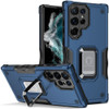 Military Grade Shockproof Hybrid Case with Ring Holder for Samsung Galaxy S24 Ultra - Blue