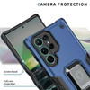 Military Grade Shockproof Hybrid Case with Ring Holder for Samsung Galaxy S24 Ultra - Blue