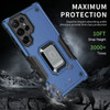 Military Grade Shockproof Hybrid Case with Ring Holder for Samsung Galaxy S24 Ultra - Blue