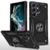 Military Grade Robust Series Hybrid Case with Ring Grip for Samsung Galaxy S24 Ultra - Black