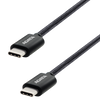100W 5A USB-C to USB-C Charge and Sync Cable - Black