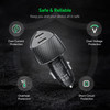 20W + 20W USB-C PD 3.0 Fast Car Charger with PPS - Black