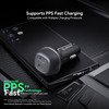 30W + 30W USB-C PD 3.0 Fast Car Charger with PPS - Black