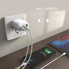 20W Dual USB-C PD 3.0 Power Delivery + 18W Quick Charge 3.0 Wall Charger - White