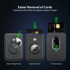 MagSafe Compatible Wallet with AirTag Pocket for iPhone 12 / 13 / 14 / 15 / 16 Series - Black