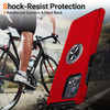 Military Grade 360 Rotating Ring Grip Hybrid Case for Motorola Moto G Power 5G 2024 - Red
