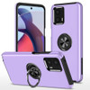 Military Grade 360 Rotating Ring Grip Hybrid Case for Motorola Moto G Power 5G 2024 - Purple