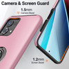 Military Grade 360 Rotating Ring Grip Hybrid Case for Motorola Moto G Power 5G 2024 - Pink