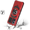 Military Grade Robotic Series Hybrid Case with Ring Grip for Motorola Moto G Power 5G 2024 - Red