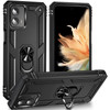 Military Grade Hybrid Case with Ring Grip for Motorola Moto G Power 5G 2024 - Black