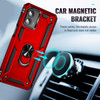Military Grade Hybrid Case with Ring Grip for Motorola Moto G Power 5G 2024 - Red