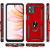 Military Grade Hybrid Case with Ring Grip for Motorola Moto G Power 5G 2024 - Red