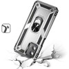 Military Grade Hybrid Case with Ring Grip for Motorola Moto G Power 5G 2024 - Silver