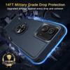 Military Grade TUFF Shockproof Hybrid Armor Case with Ring Grip for Motorola Moto G Power 5G 2024 - Blue