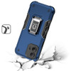 Military Grade Shockproof Hybrid Armor Case with Ring Grip for Motorola Moto G Power 5G 2024 - Blue