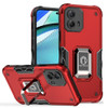 Military Grade Shockproof Hybrid Armor Case with Ring Grip for Motorola Moto G Power 5G 2024 - Red