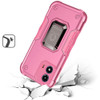 Military Grade Shockproof Hybrid Armor Case with Ring Grip for Motorola Moto G Power 5G 2024 - Pink