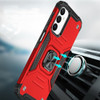 Military Grade Robust Series Dual Layer Hybrid Case with Ring Grip for Samsung Galaxy A35 5G - Red