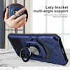 Military Grade Robotic Series Hybrid Case with Ring Grip for Samsung Galaxy A35 5G - Blue