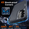 Military Grade TUFF Hybrid Armor Case for Samsung Galaxy A35 5G - Black