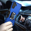 Military Grade Shockproof Hybrid Armor Case with Ring Grip for Samsung Galaxy A35 5G - Blue