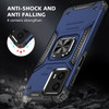 Military Grade Robust Series Dual Layer Hybrid Case with Ring Grip for Motorola Moto G 5G 2024 - Blue