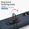Military Grade TUFF Shockproof Hybrid Armor Case with Ring Grip for Motorola Moto G 5G 2024 - Blue