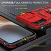Military Grade Ring Holder Case with Camera Lens Cover for Motorola Moto G 5G 2024 - Red