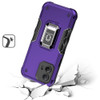 Military Grade Shockproof Hybrid Armor Case with Ring Grip for Motorola Moto G 5G 2024 - Purple