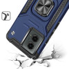Military Grade Robust Series Dual Layer Hybrid Case with Ring Grip for Motorola Moto G Stylus 5G 2024 - Blue