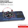 Military Grade Robotic Series Hybrid Case with Ring Grip for Motorola Moto G Stylus 5G 2024 - Blue