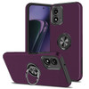 Military Grade 360 Rotating Ring Grip Hybrid Case for Motorola Moto G Stylus 5G 2024 - Dark Purple