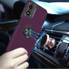 Military Grade 360 Rotating Ring Grip Hybrid Case for Motorola Moto G Stylus 5G 2024 - Dark Purple