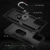 Military Grade Hybrid Case with Ring Grip for Motorola Moto G Stylus 5G 2024 - Black