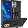 Military Grade Hybrid Case with Ring Grip for Motorola Moto G Stylus 5G 2024 - Black
